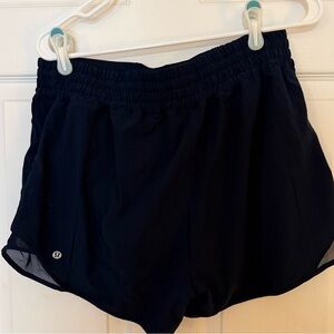 Lululemon Athletica Pretty Hot High-Rise Shorts - Blue. Used in good condition